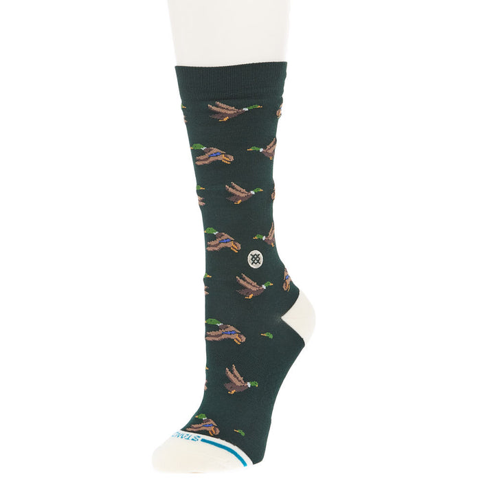 Unisex Huntin Pine Green Crew Socks