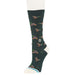 Unisex Huntin Pine Green Crew Socks
