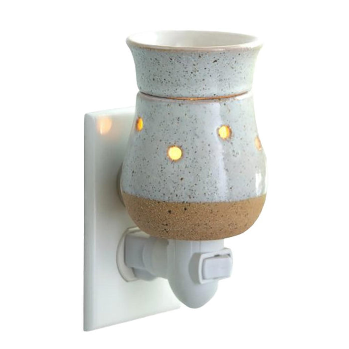 Pluggable Rustic White Warmer
