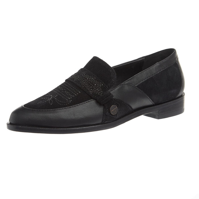 Women's Jet Black Martingale Loafer
