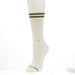 Womens Waffles N Butter Ivory Crew Socks