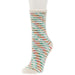 Holiday Stripe Winter Crew Socks