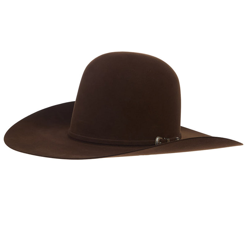 60X Whiskey 4 1/2in Brim Open Crown Felt Hat