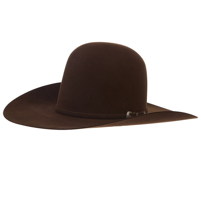 60X Whiskey 4 1/2in Brim Open Crown Felt Hat