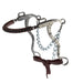 Engraved Silver Bar Short Shank Hackamore