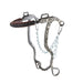Engraved Silver Floral Long Shank Hackamore