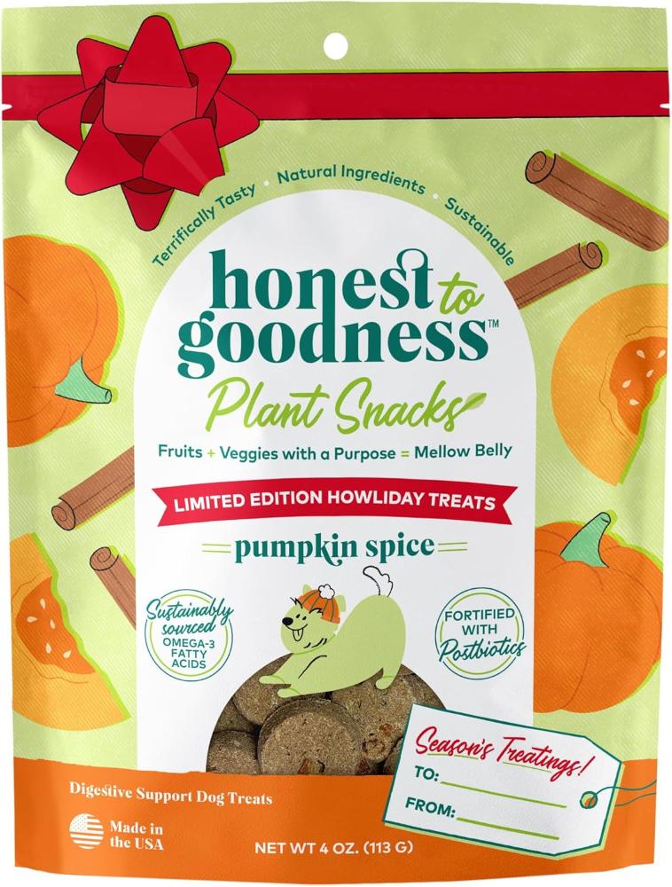 Honest To Goodness Dog Treats Pumpkin Spice 4oz