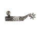 1in Silver Floral Cutter Shank Spurs