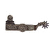 Antique Brown Steel with Stars Spurs