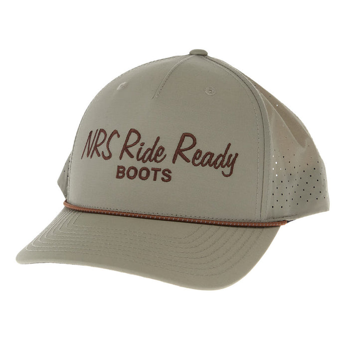 Ride Ready Grey Cursive Rope Hat