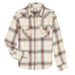 Girl's Western Snap Plaid Shirt