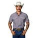 Men's Colton Red Short Sleeve Snap Shirt