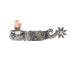 1in Silver Mounted Dots Western Spur