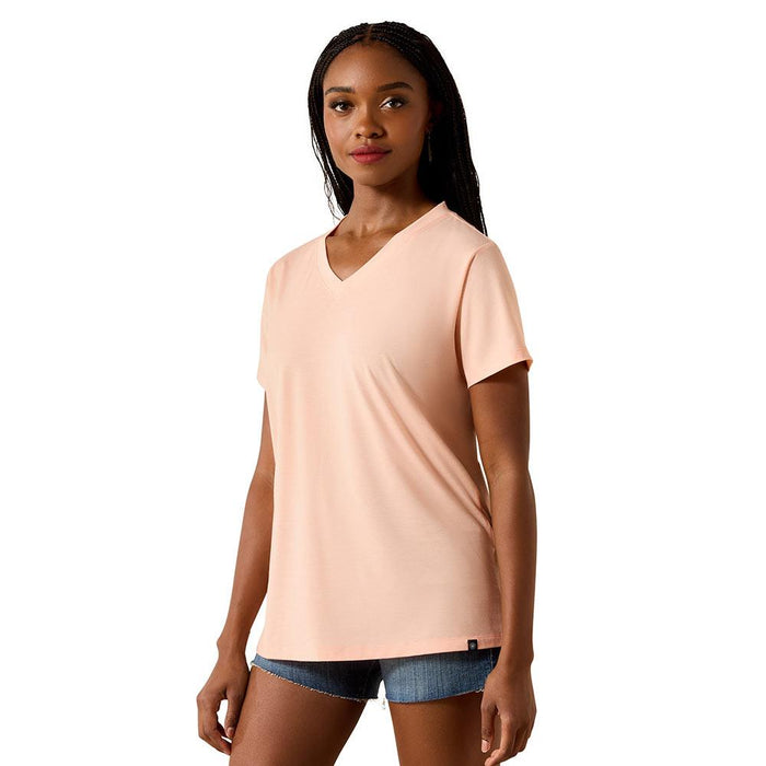 Women's Peach Amber Compass Tee Shirt