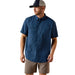 Men's Dark Denim Navy Print VentTek Shirt