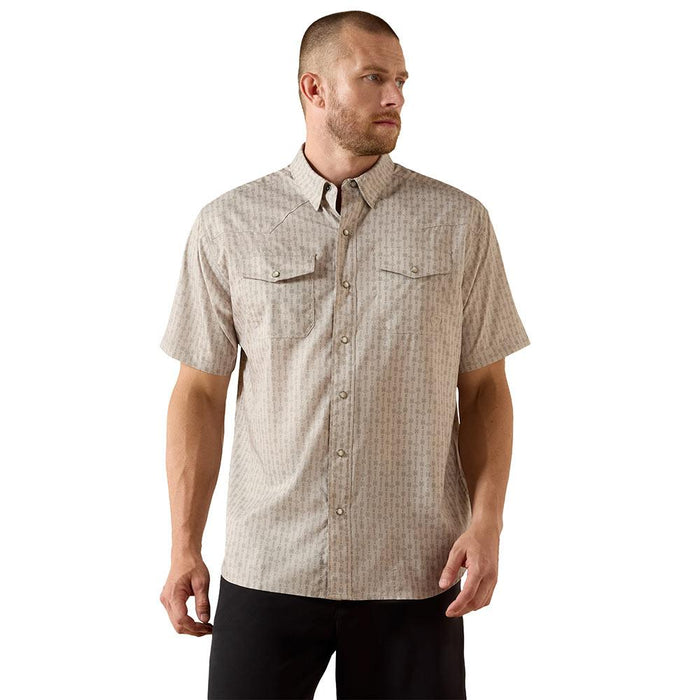 Men's Island Fossil Print VentTek Outbound Shirt
