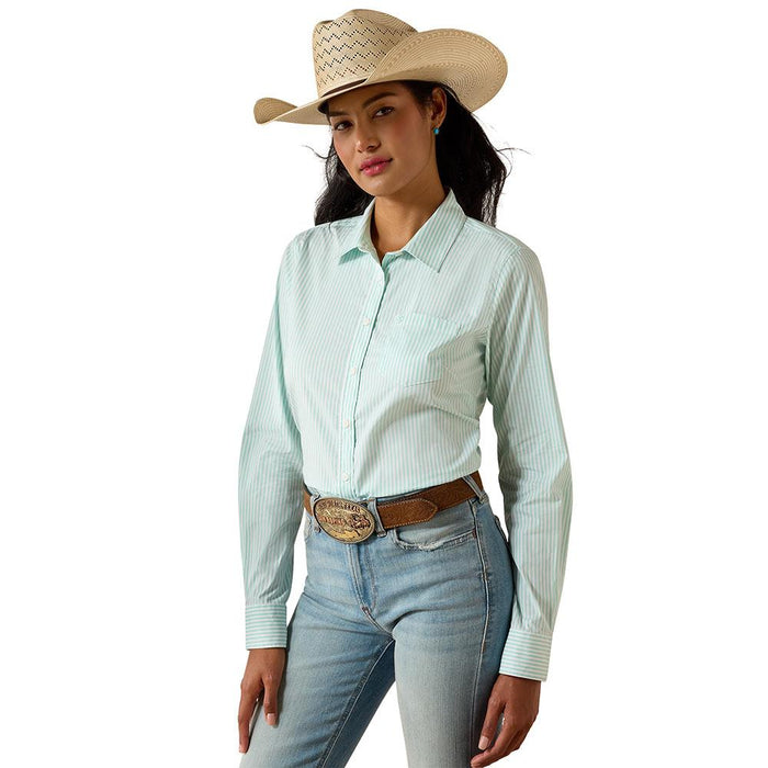 Women's Holiday Stripe Kirby Shirt