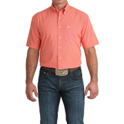Men's Red Plaid ArenaFlex Short Sleeve Shirt