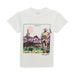 Women's White Graphic Tee Shirt