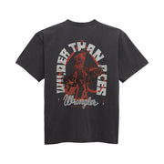 Men's Jet Black Wilder Than Aces Tee Shirt
