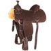 1/8 Breed Wyoming Flower Chocolate 15in Team Roper