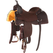 1/2 Breed Snowflake Chocolate 16in Performance Saddle