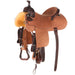 1/8 Tool Wyoming Flower Medium Brown Antique All Around Saddle