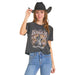 Women's Black Ramble On Tee Shirt