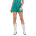 Lainey Wilson Turquoise Cowboy Shorts