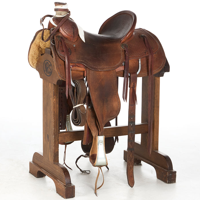 Used 15in 1/2 Breed Full Border Ranch Roper