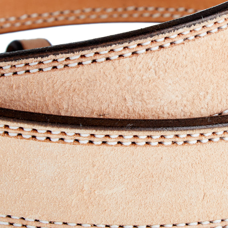 Texas Saddlery Natural Roughout Tapered Belt