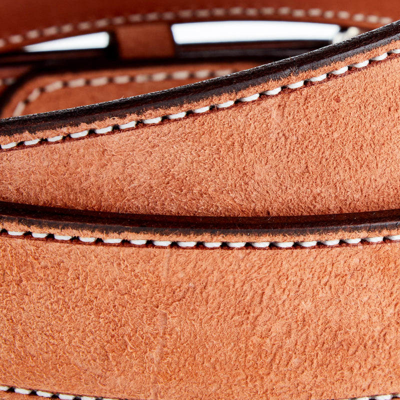 Texas Saddlery Mahogany Roughout Belt
