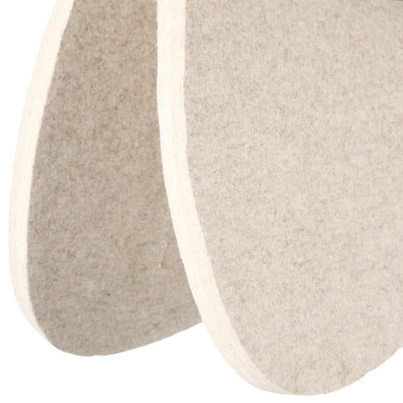 5 Star Equine Products Supplies Inc. 1in Contoured Butterfly Barrel Racer Natural Felt Under Pad