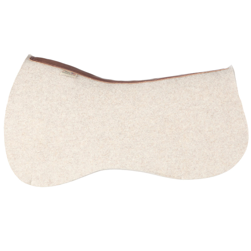 5 Star Equine Products Supplies Inc. 1in Contoured Butterfly Barrel Racer Natural Felt Under Pad
