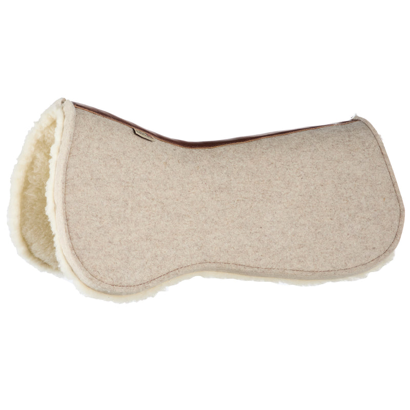5 Star Equine Products Supplies Inc. Contoured 1in Butterfly Natural Felt Fleece Bottom Under Pad