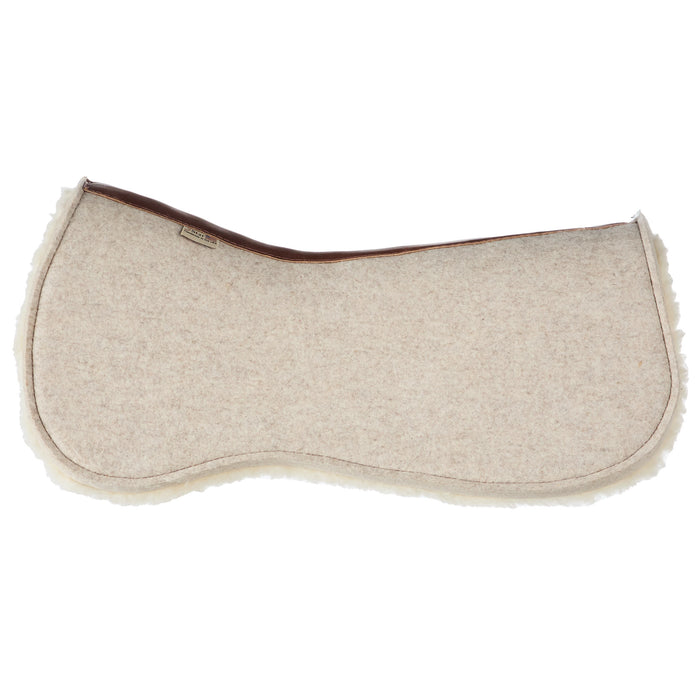 5 Star Equine Products Supplies Inc. Contoured 1in Butterfly Natural Felt Fleece Bottom Under Pad