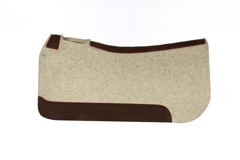 5 Star Equine Products Supplies Inc. 5 The Performer 1 Inch Natural Felt Saddle Pad