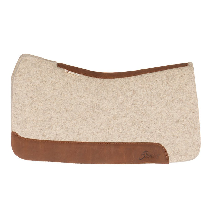 5 Star Equine Products Supplies Inc. The Roper 1 Flex Fit Wither Relief Felt Saddle Pad
