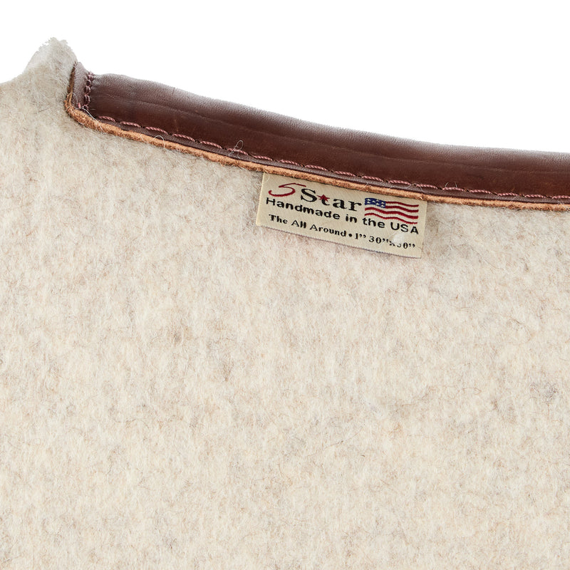 5 Star Equine Products Supplies Inc. 5 Star 1 in. x 32 in. x 30 in. Roper Saddle Pad