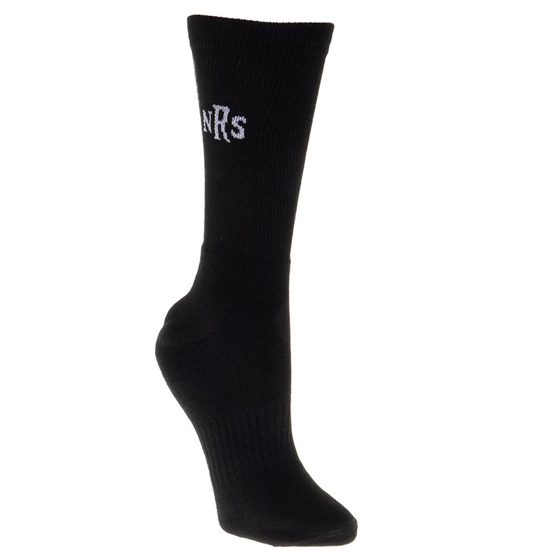 NRS Men's 3 Pack Black Crew Socks