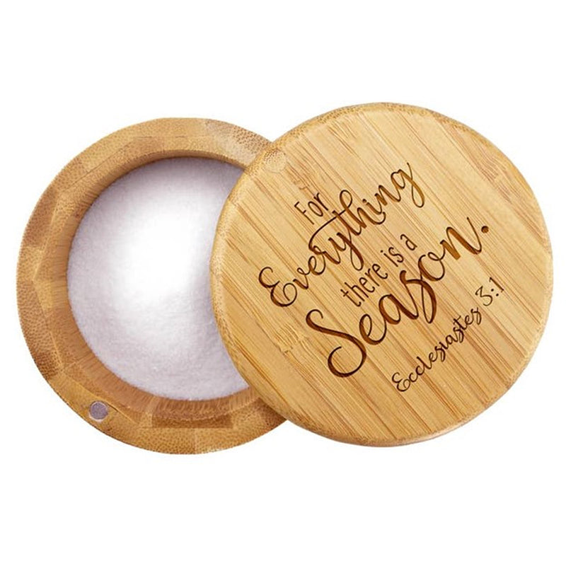 Totally Bamboo Everything Is A Season Salt Box