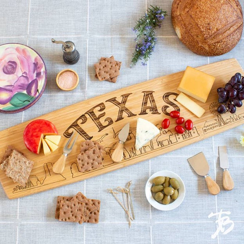 Totally Bamboo Texas Charcuterie Board