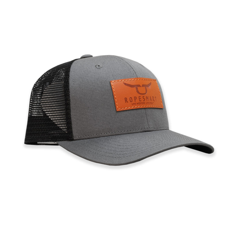 Ropesmart Solo Steer Square Leather Patch Mesh Back Cap