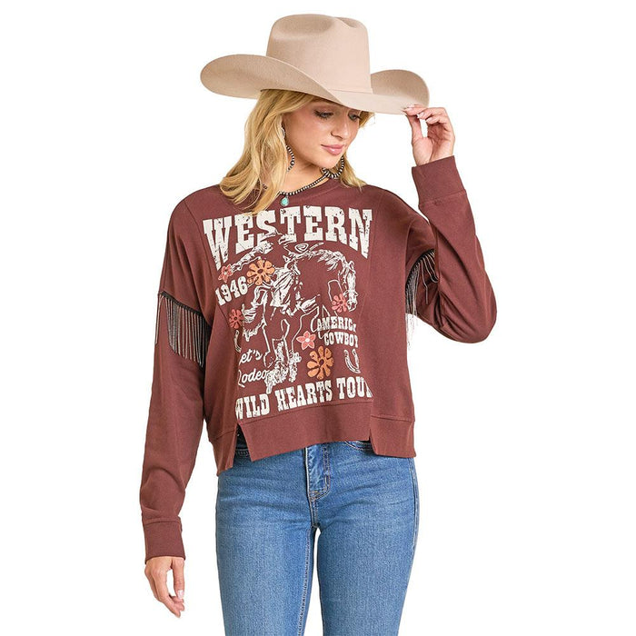 Women's Chain Fringe Pullover