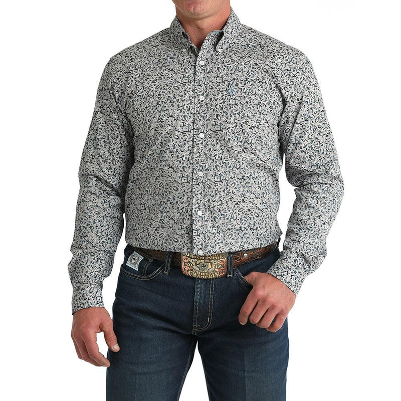 Men's Modern Fit Paisley Shirt
