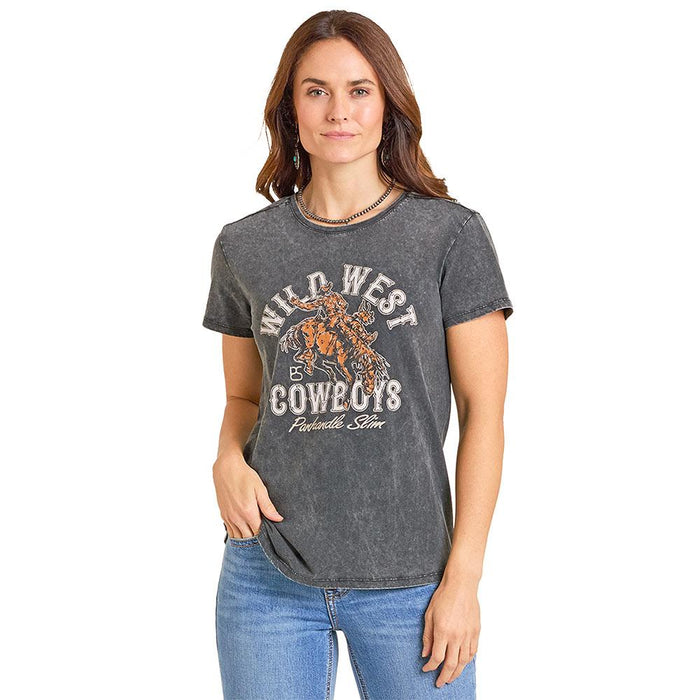 Women's Black Wild West Tee Shirt
