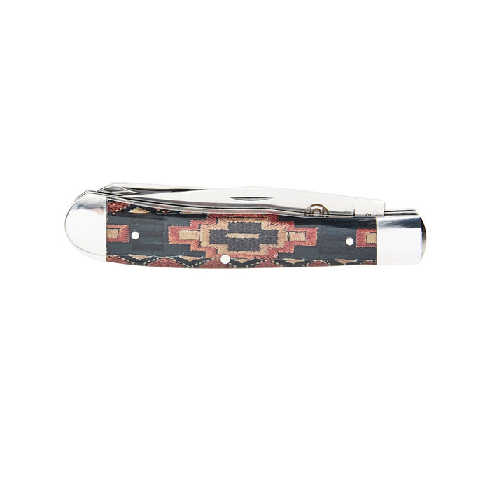 Circle SH Cutlery 4 1/4In Brown Southwest Trapper Knife
