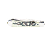Circle SH Cutlery 4 1/4In White Southwest Trapper Knife