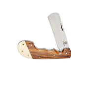 Circle SH Cutlery Wood & Bone Castration Knife with Sheath