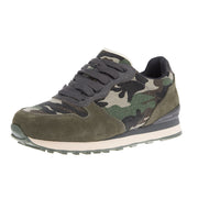 Women's Giddy Up Green Camo Print Sneaker